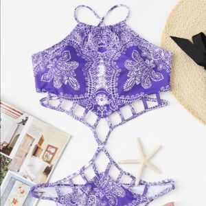 Purple one piece